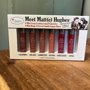 The Balm Meet Matt(e) Hughes 6 Mini Long-Lasting Liquid Lipsticks